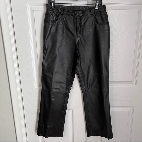 LEATHER PANTS BY THE LEATHER RANCH - Picture 2 of 10